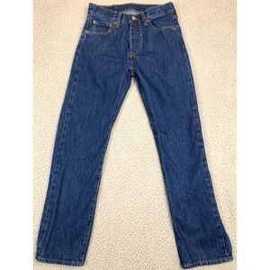 Levi's Straight Leg Jeans in Dark Blue Denim